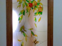 Porte in cristallo decorate
